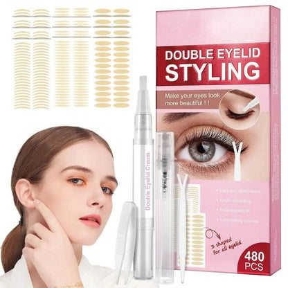 Invisible Waterproof Double Eyelid Tape - 480Pcs