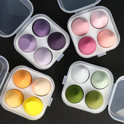 6Pcs Makeup Sponges Set - Blending Puffs For Foundation & Powder