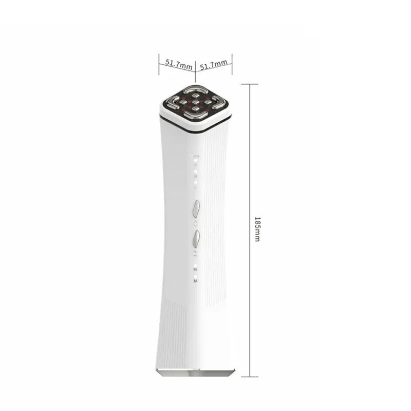 Portable Ems + Rf Facial Lifting Device, 3 Modes, Usb Rechargeable