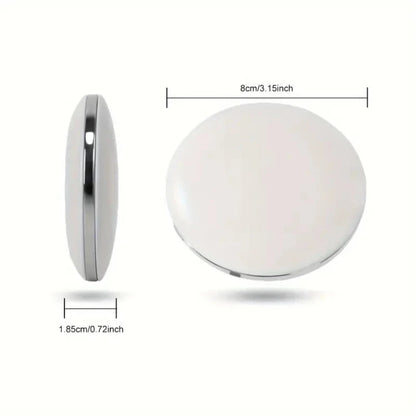 Travel-Friendly Led Makeup Mirror, 1X/10X Magnification, Compact & Usb Rechargeable