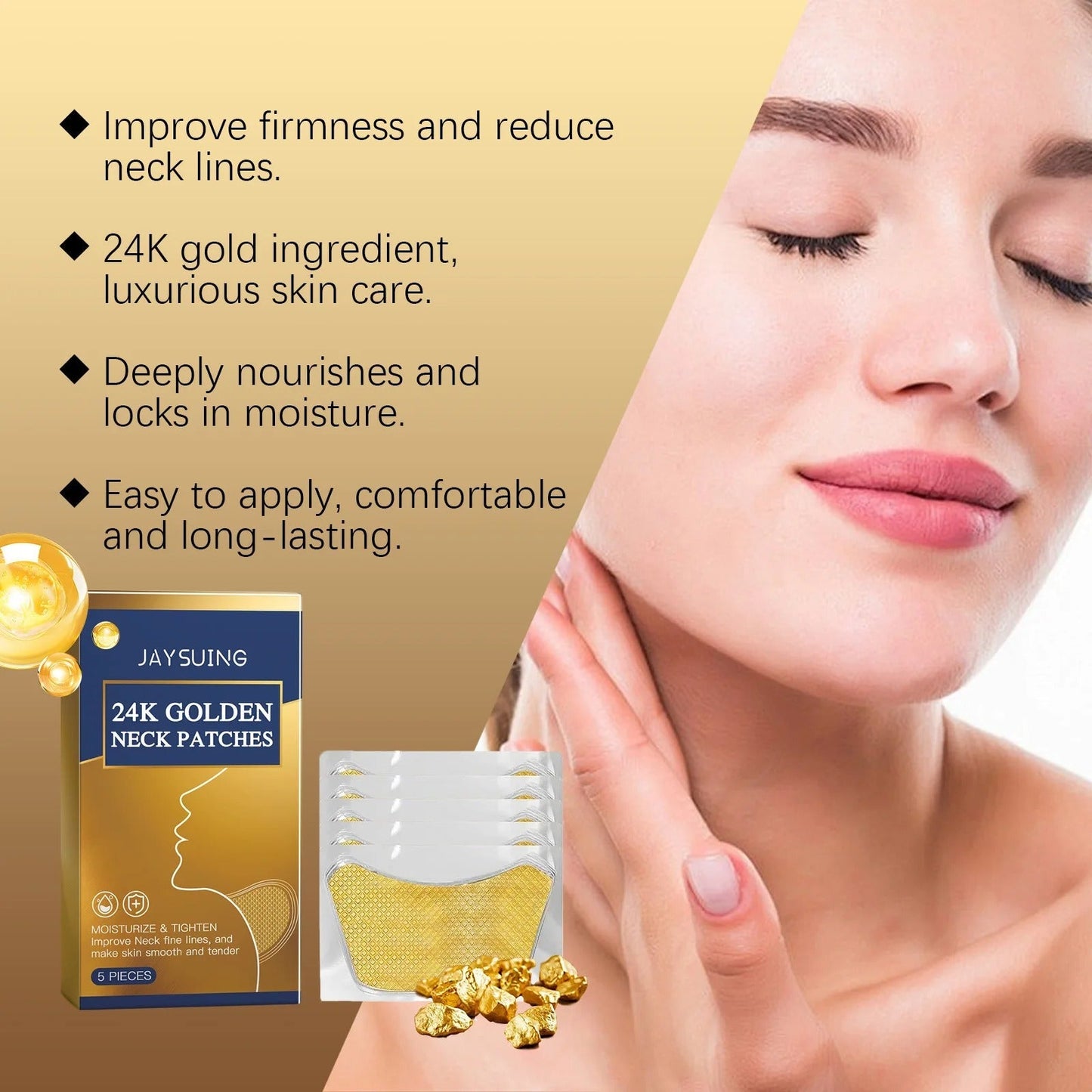 Collagen Whitening Neck Patch - Hydra Treatment