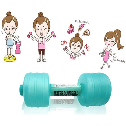 Body Building Water Dumbbells - Slimming Fitness Equipment For Gym & Yoga