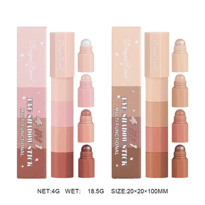 4-In-1 Shimmering Matte Multi-Stick Makeup Pencils For Contouring & Highlighting