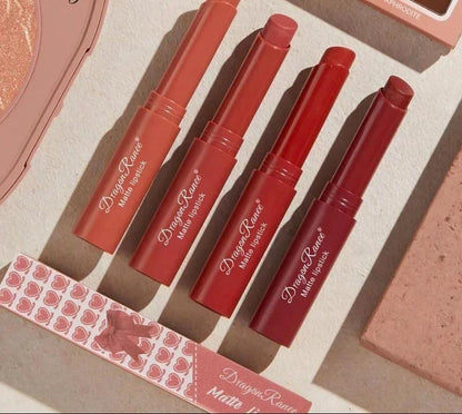 Velvet Matte Lipstick - Waterproof, 12 Colors