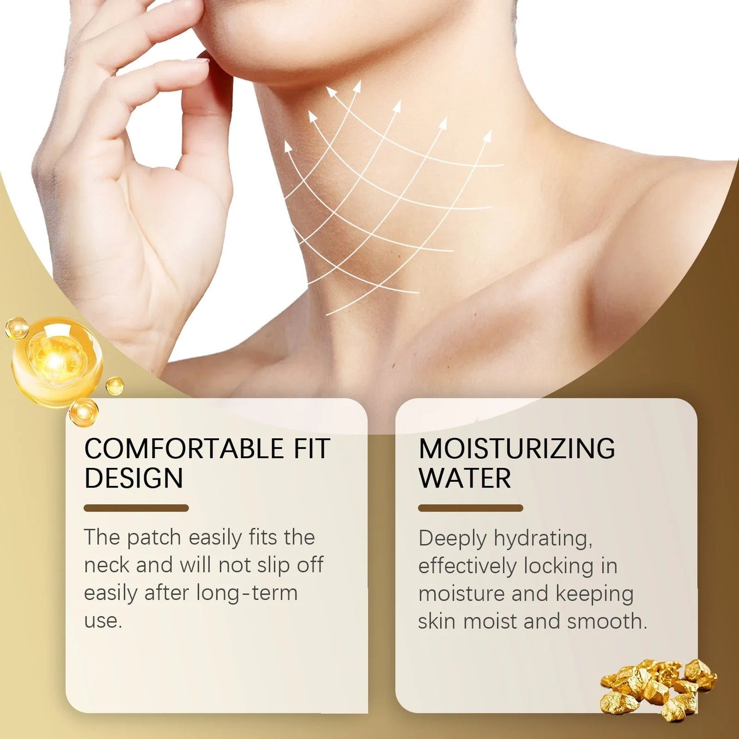 Collagen Whitening Neck Patch - Hydra Treatment