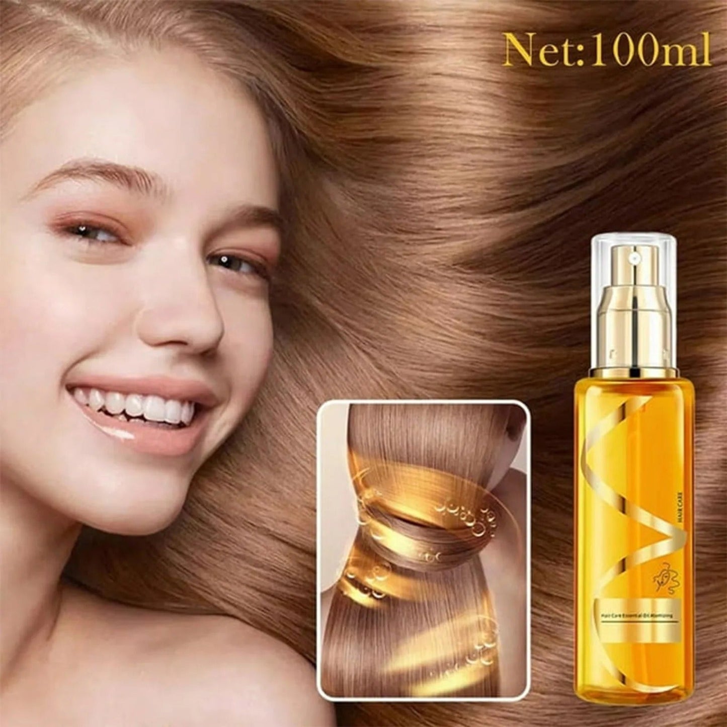 Hydrating Lightweight Hair Oil Spray For Smooth, Silky Locks