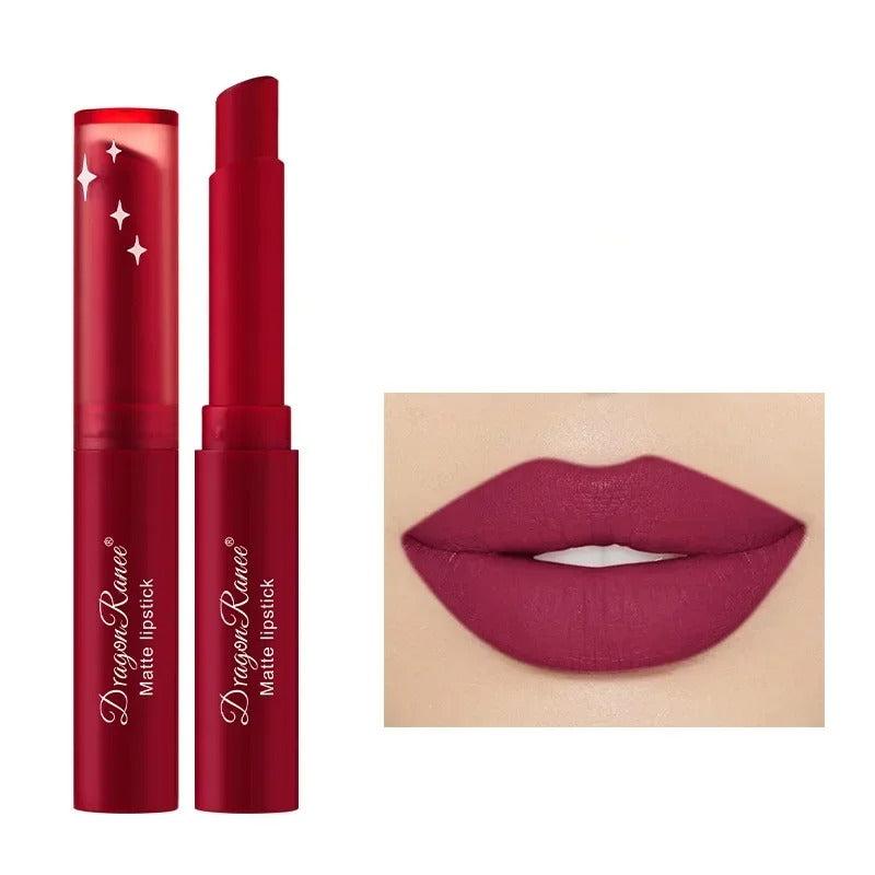 Velvet Matte Lipstick - Waterproof, 12 Colors
