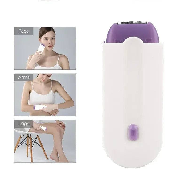 2-In-1 Painless Blue Light Hair Removal Electric Epilator