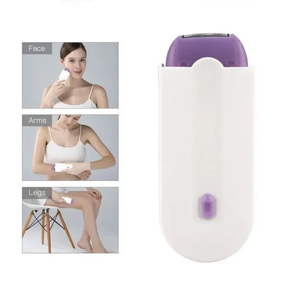 2-In-1 Painless Blue Light Hair Removal Electric Epilator
