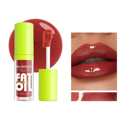 8 Colors Lip Gloss Set - Shiny Surface