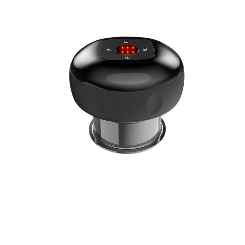 Electric Cupping Massager Tool, Infrared Heated With 12 Levels Suction, Usb Rechargeable