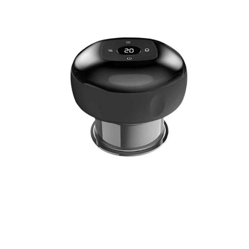 Electric Cupping Massager Tool, Infrared Heated With 12 Levels Suction, Usb Rechargeable