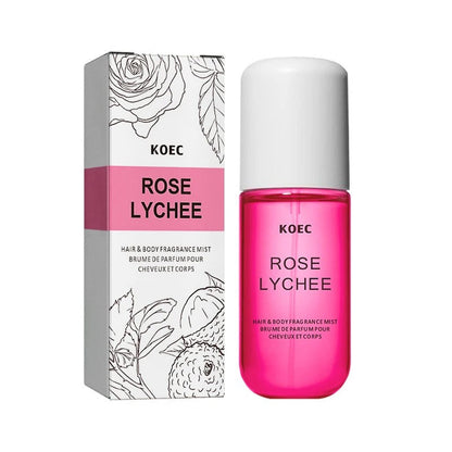 Koec Vanilla Coconut Body & Hair Fragrance Mist Long-Lasting, Sweet Scent For Skin & Hair