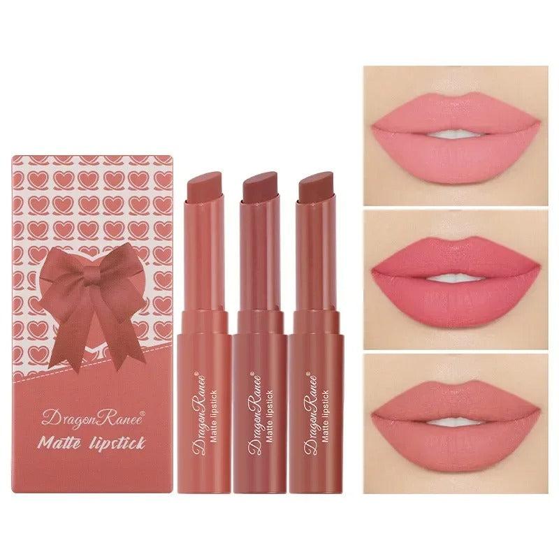 Velvet Matte Lipstick - Waterproof, 12 Colors