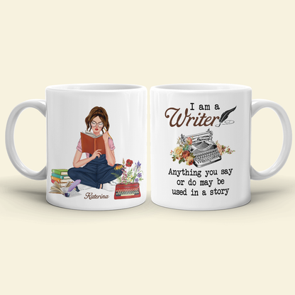 I Am A Writer - Personalized White Mug
