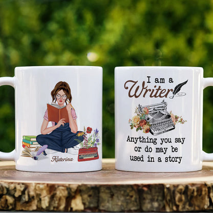 I Am A Writer - Personalized White Mug