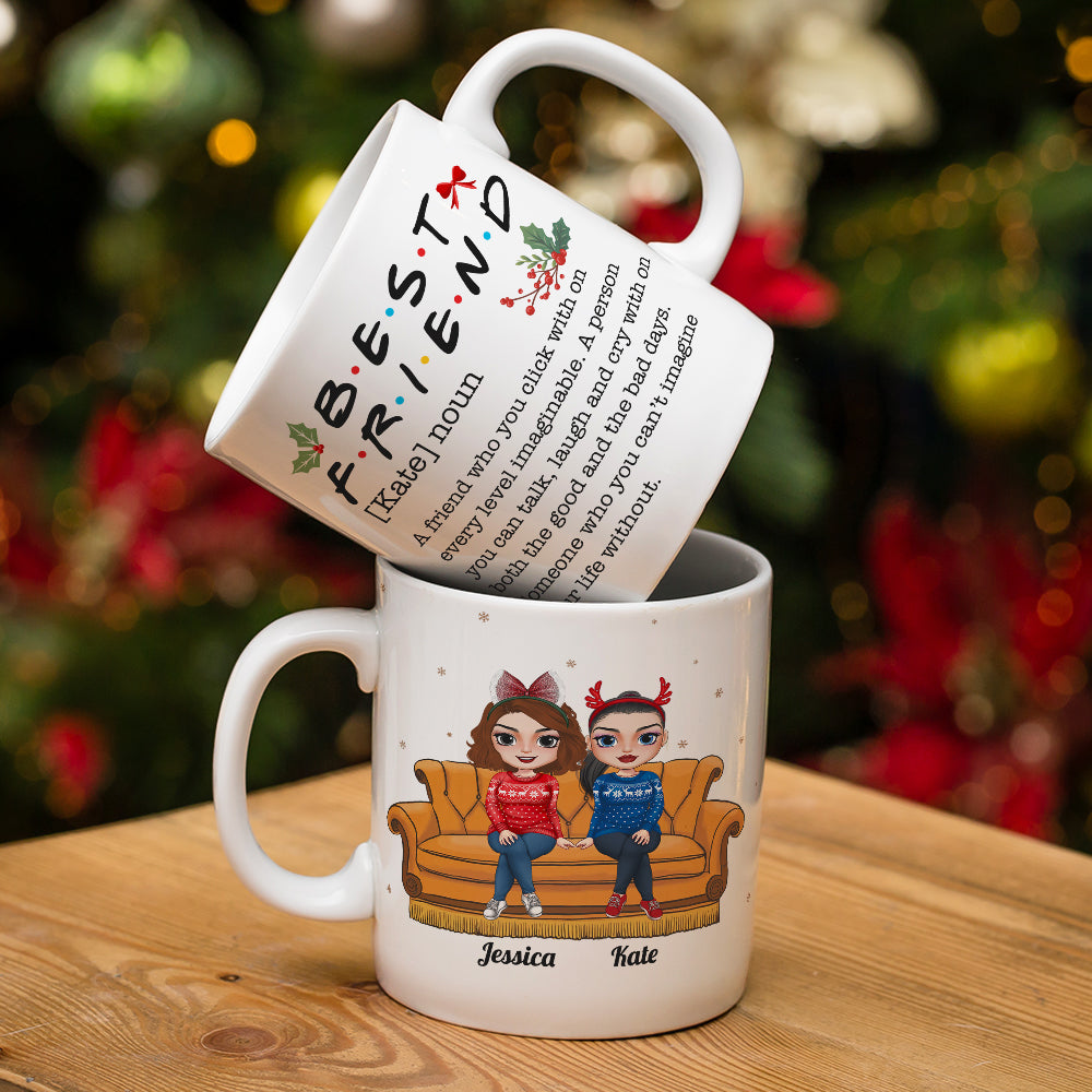 Someone Who You Can't Imagine Your Life Without, Best Friend White Mug