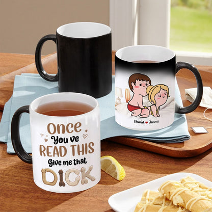 Personalized Gifts For Couple Magic Mug Once You've Read This Give Me That