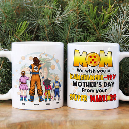Personalized Gifts For Mom Coffee Mug Mom, We Wish You A Happy 03HTTI140324HH