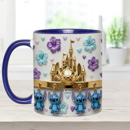 Sti Castle Ohana Means Family - Personalized Accent Mug - Gift For Movie Fans NL122