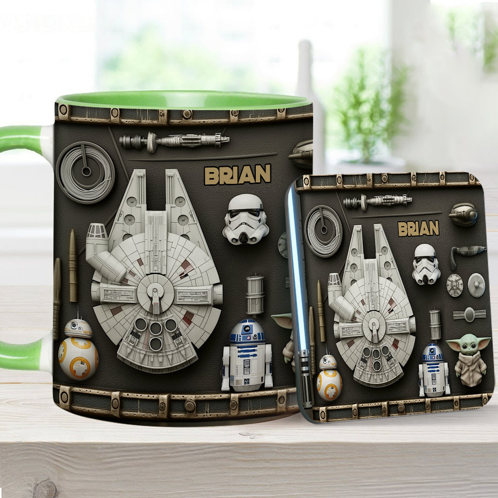 In Dark Place We Find Ourselves - Personalized Accent Mug - Gift For Movie Fans NL122