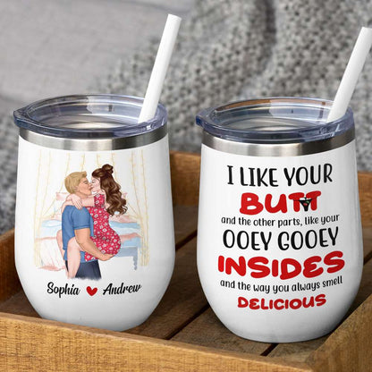 I Like You, Personalized Couple Make Love Mug 03DNDT060323TM