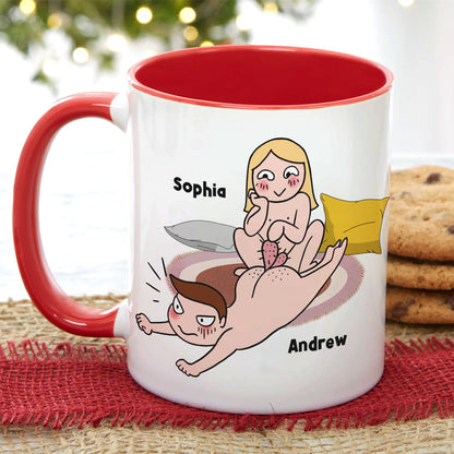 I Only Tolerate You Because Of Your Huge Penis Personalized Mug, Couple Gift