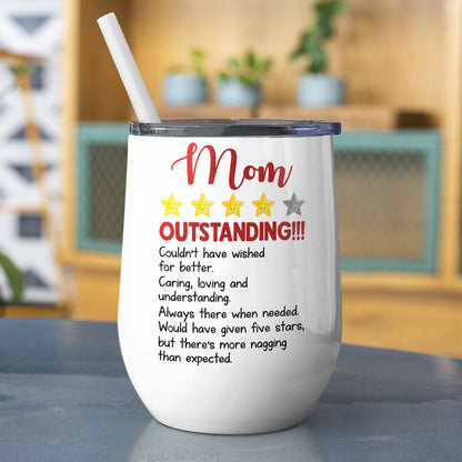 Mom Outstanding Couldn't Have Wished For Better, Personalized Mug, Mother's Day Gift, Gift For Mom