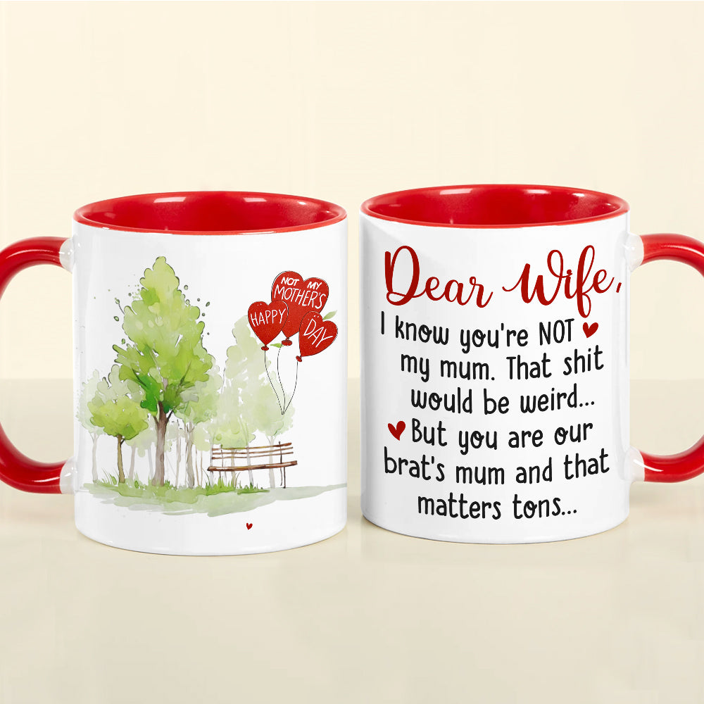 Happy Mother's Day, Personalized Couple Coffee Mug Wine Tumbler Accent Mug