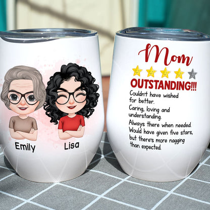 Mom Outstanding Couldn't Have Wished For Better, Personalized Mug, Mother's Day Gift, Gift For Mom
