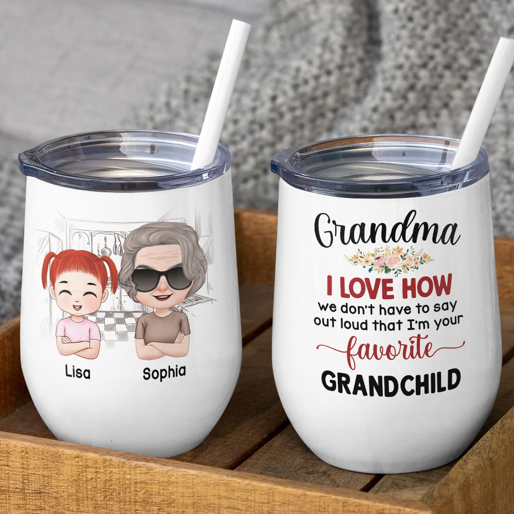 I'm Your Favorite Grandchild Personalized Mug, Gift For Grandma, Gift For Grandpa, Mother's Day Gift