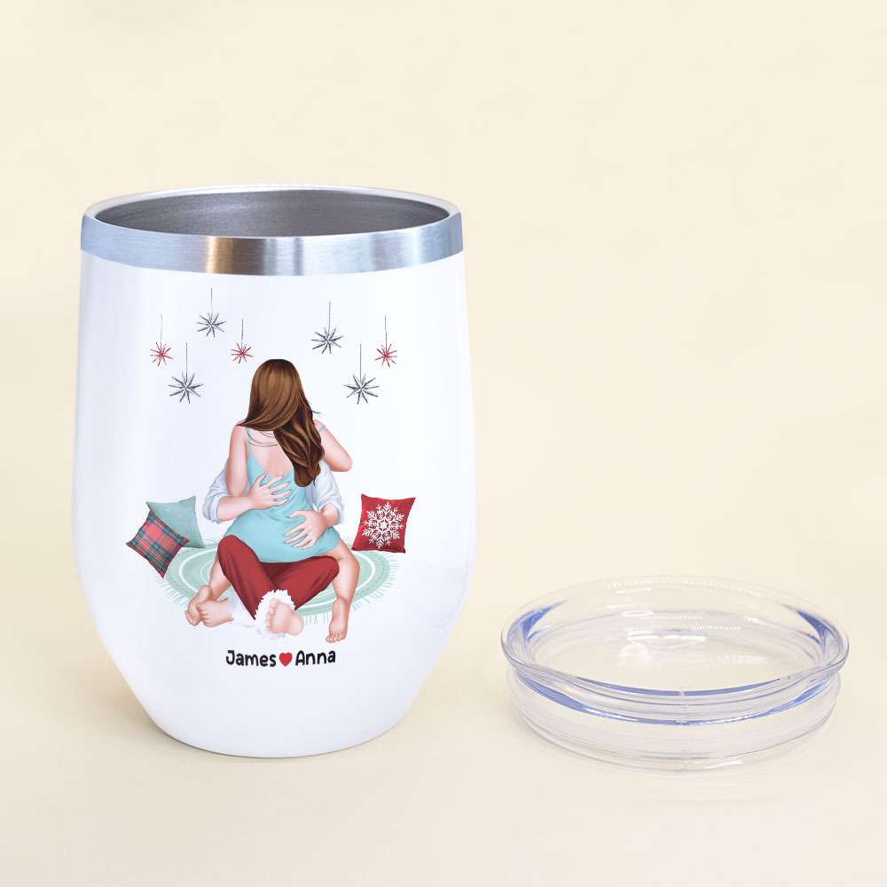 Let's Be Naughty And Safe Santa The Trip, Couple Gift, Personalized Mug, Funny Couple Coffee Mug, Christmas Gift