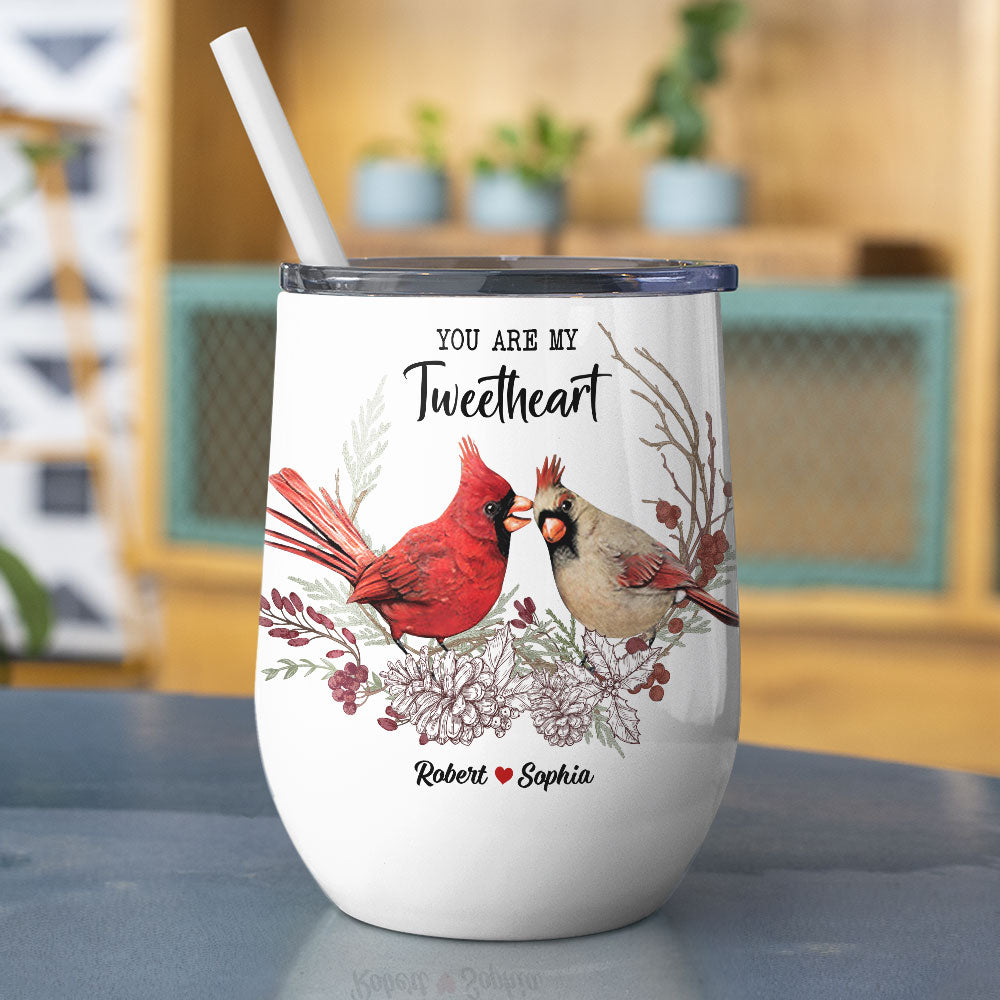 You're My Tweetheart Personalized Bird Couple Mug, Gift For Couple