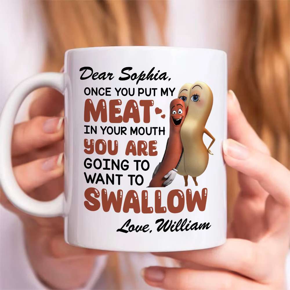 Romantic Couple, Love You Forever, Personalized Coffee Mug, Couple Gift, 04htdt310723