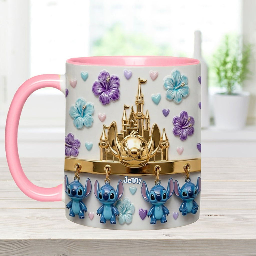 Sti Castle Ohana Means Family - Personalized Accent Mug - Gift For Movie Fans NL122