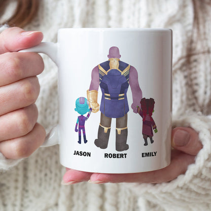 Like Father Like Children... Oh Snap, Personalized Dad Mug 08hudt100623