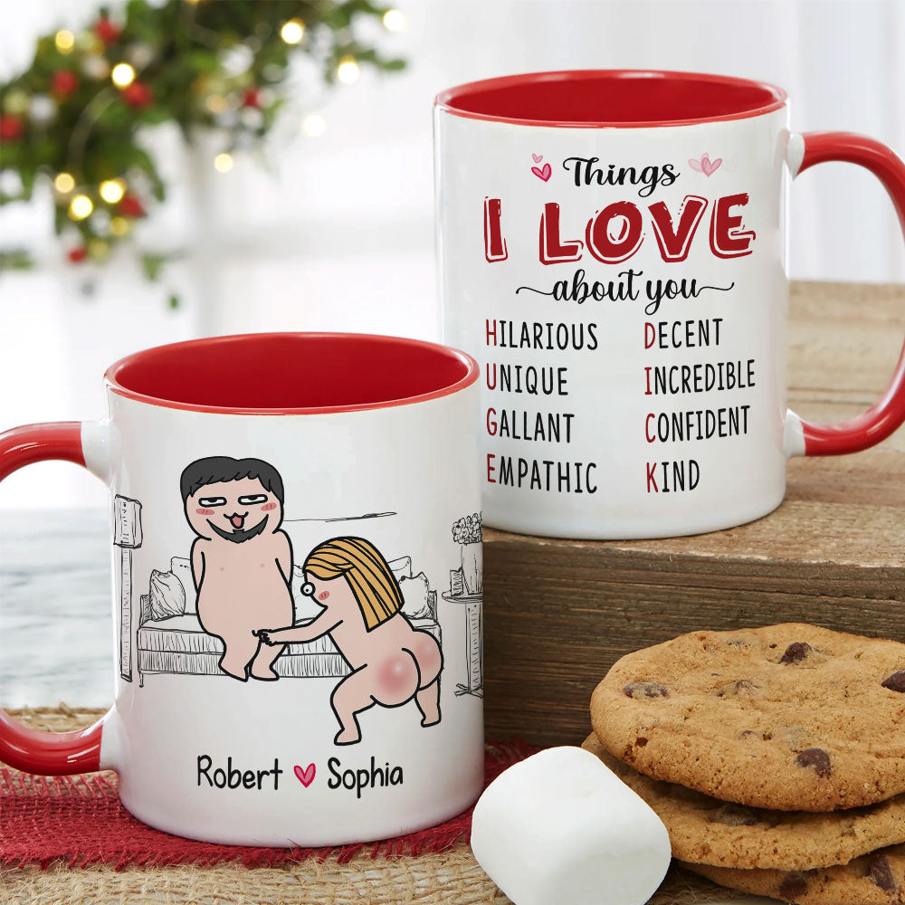 Things I Love About You - Personalized Couple Tumbler - Gift For Tumbler