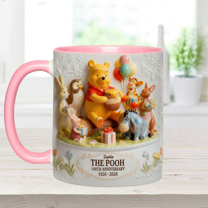 DSNY 100th Anniversary Honey Bear With Friends - Personalized Accent Mug - Gift For Fan Movies HH01