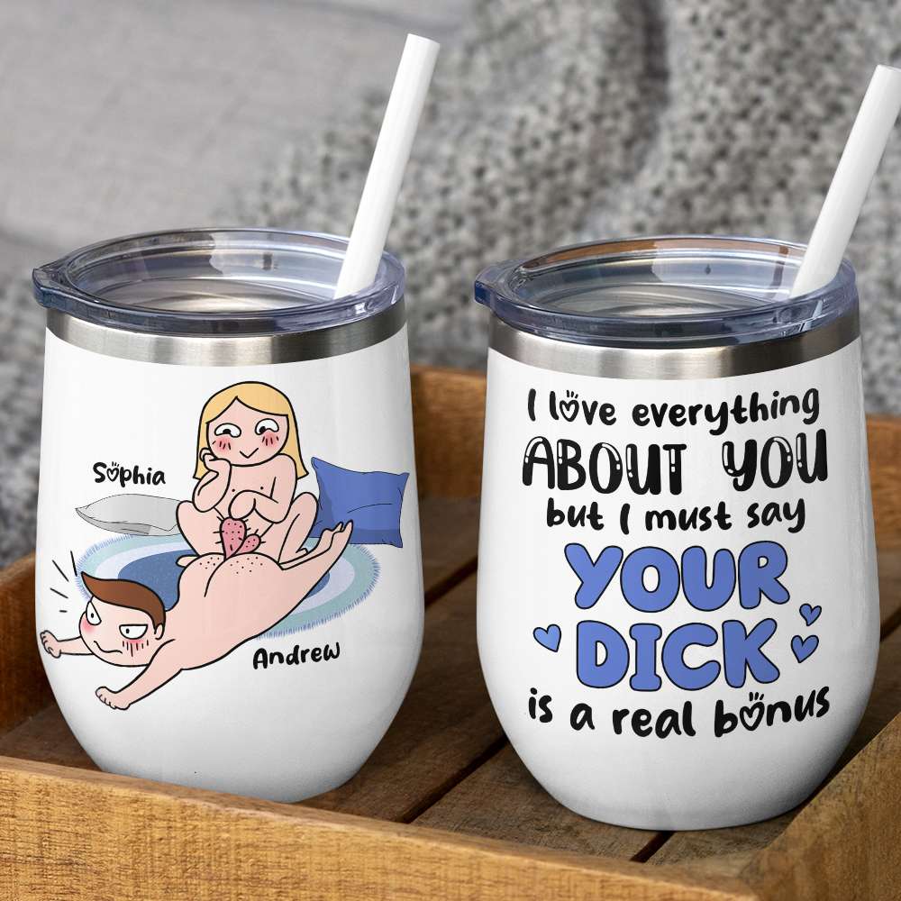 I Love Everything About You Personalized Mug, Funny Gift For Couple