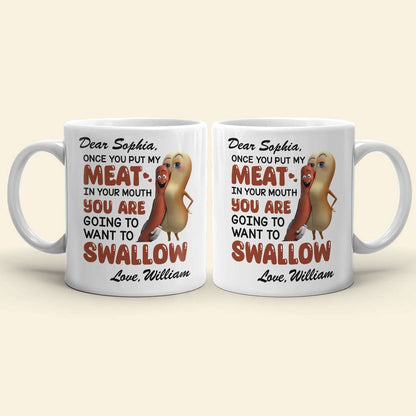 Romantic Couple, Love You Forever, Personalized Coffee Mug, Couple Gift, 04htdt310723