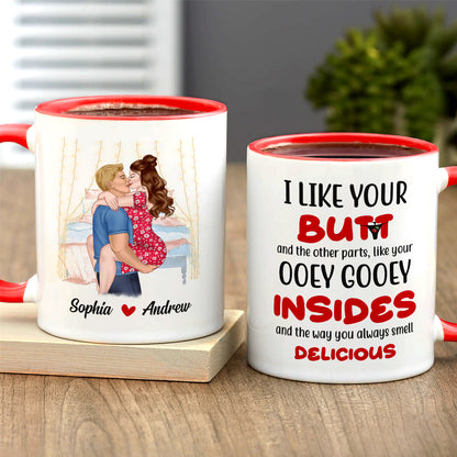I Like You, Personalized Couple Make Love Mug 03DNDT060323TM