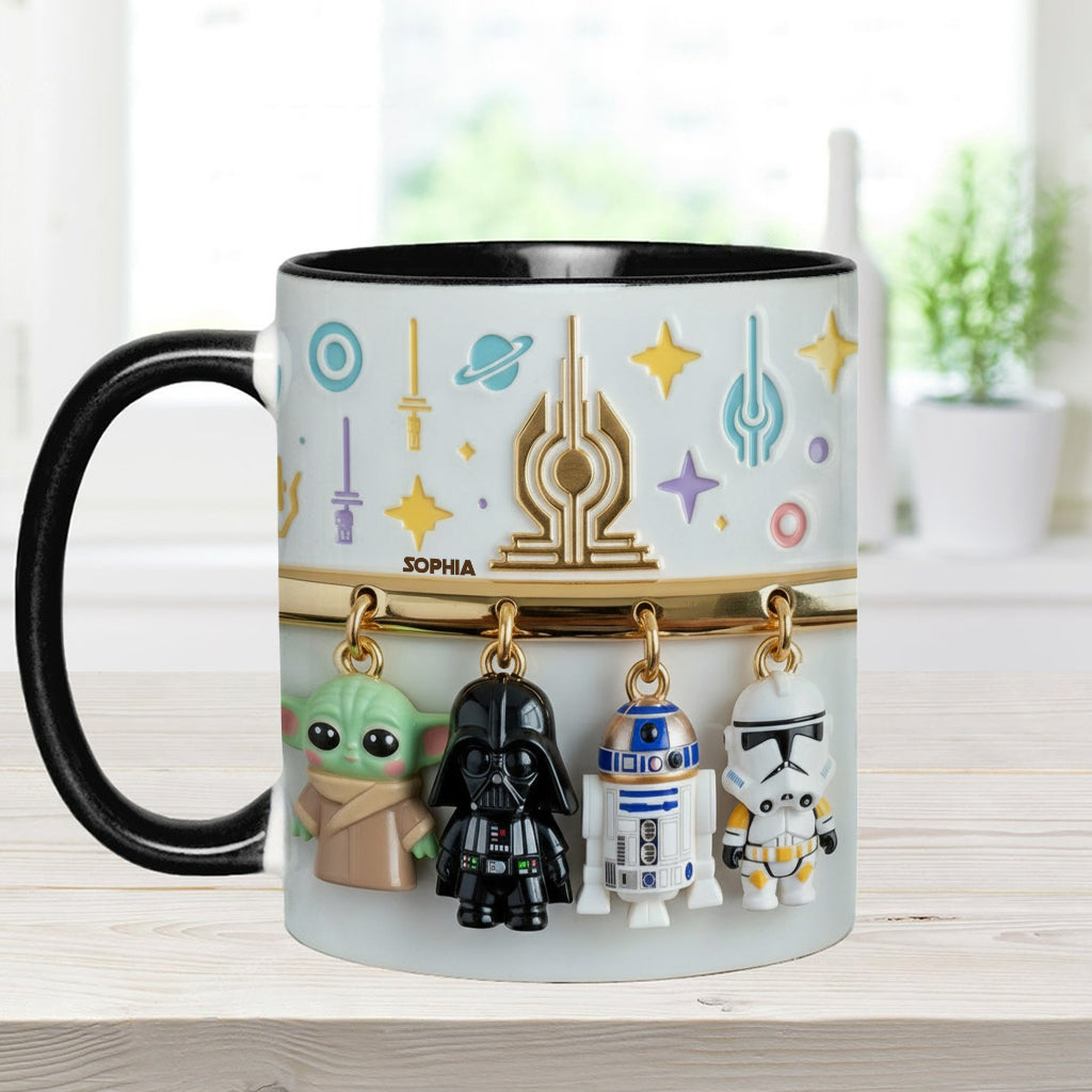 Stwa Galaxy Star Characters - Personalized Accent Mug - Gift For Movie Fans NL122