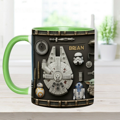 In Dark Place We Find Ourselves - Personalized Accent Mug - Gift For Movie Fans NL122