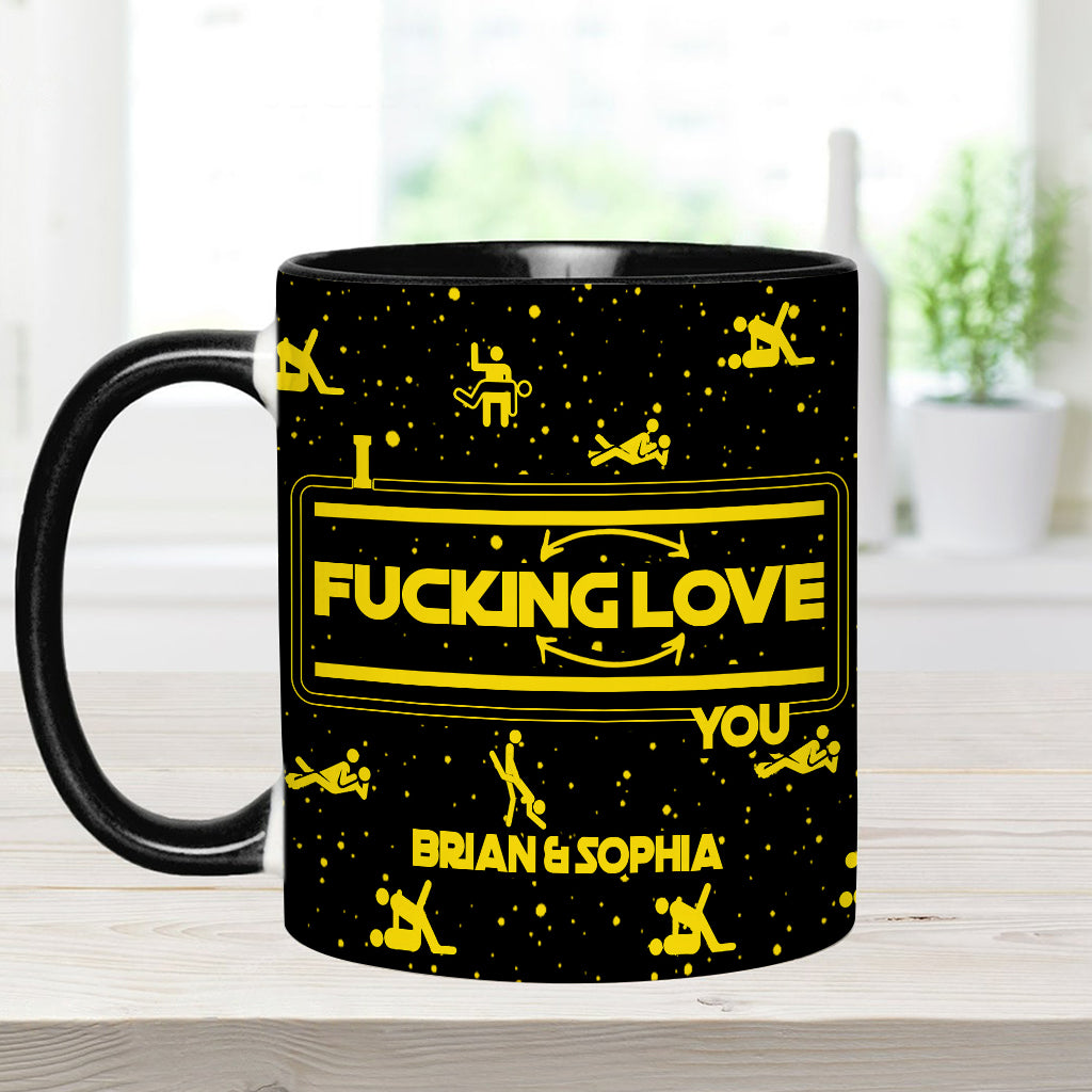 I F*cking Love You - Personalized Accent Mug - Gift For Couples NL122