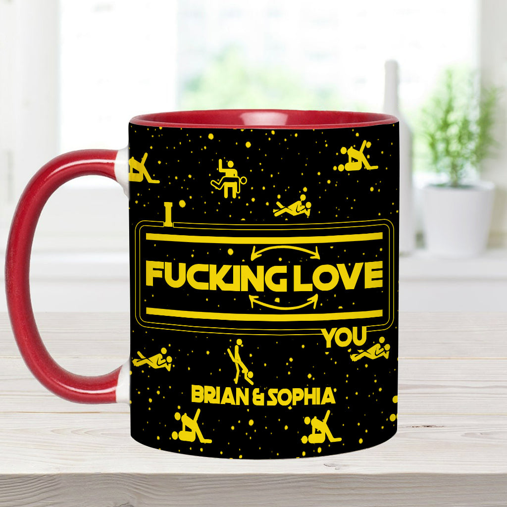 I F*cking Love You - Personalized Accent Mug - Gift For Couples NL122