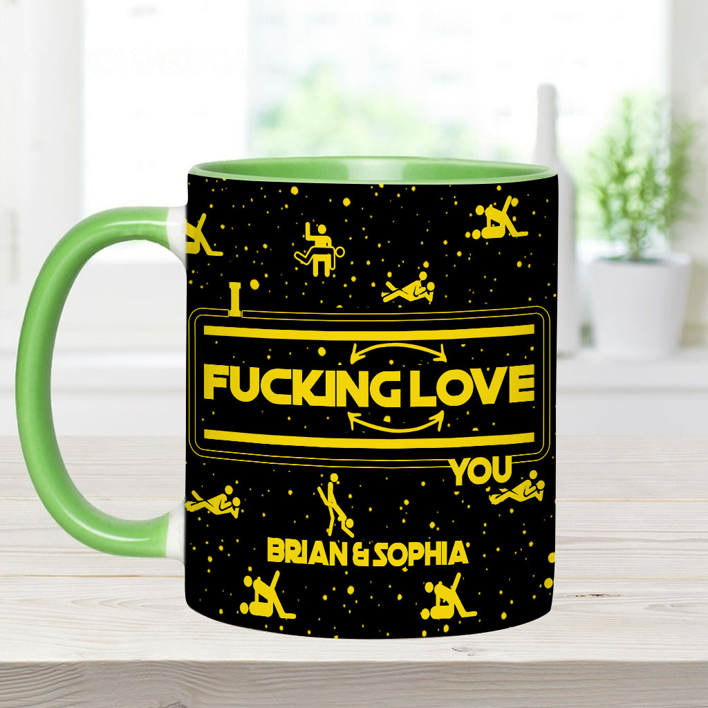 I F*cking Love You - Personalized Accent Mug - Gift For Couples NL122