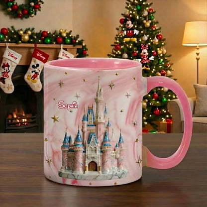 DSNY Magic Castle - Personalized Accent Mug - Gift For Daughter, Her HH01