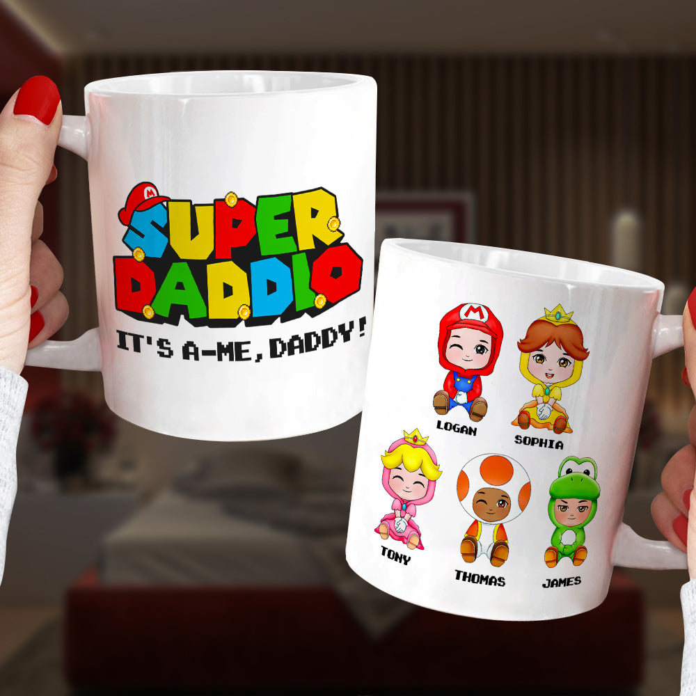 It's A-Me, Daddy, Personalized Mug, Gift For Family, 03huti220523ha
