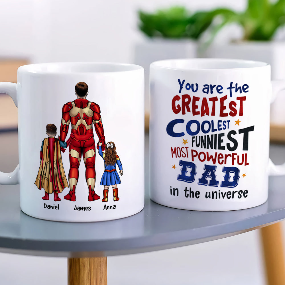 Super Dad In Universe - Personalized Coffee Mug