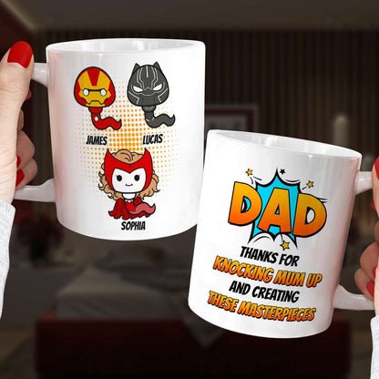 Thanks Dad For Knocking Mum Up Personalized Mug DR-WHM-01QHTI020523